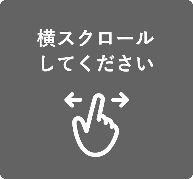 横スクロールしてください